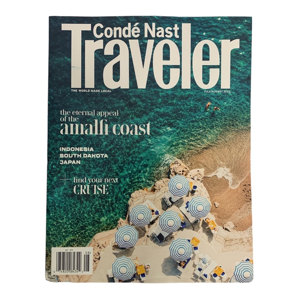 Conde Nast Traveler Magazine July August 2023 Amalfi Coast Find Your Next Cruise